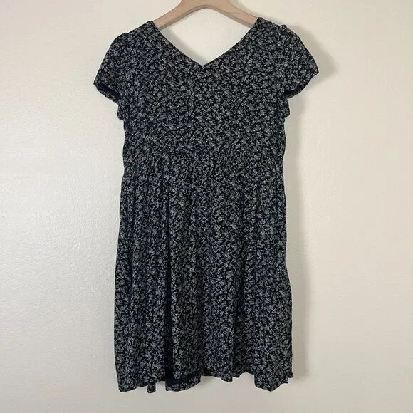 Denim & Supply Ralph Lauren Women Size S Ditsy Floral Mini Skater Babydoll Dress - Picture 7 of 16